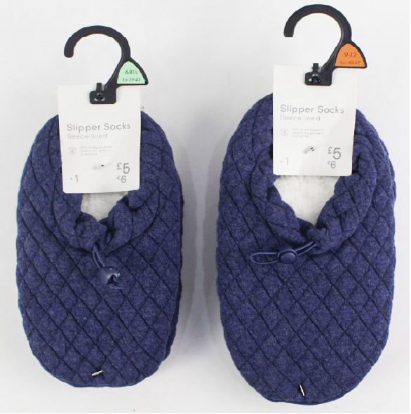 Slippers and socks